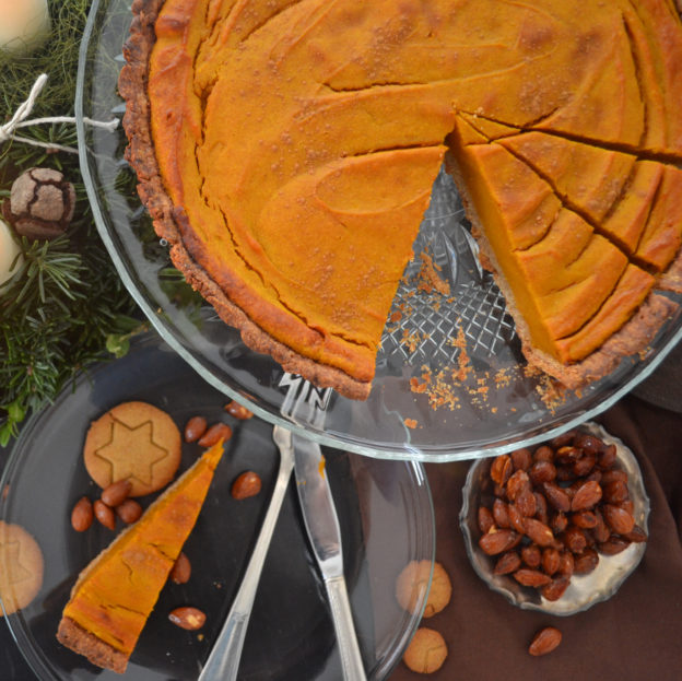 pumpkin pie roasted almonds
