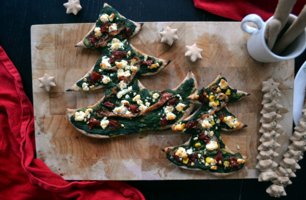 Christbaum Pizza